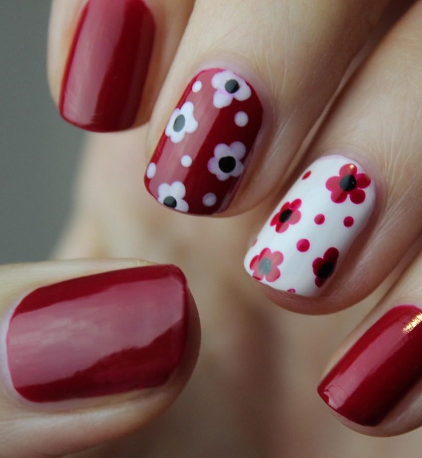 nail art, manicure, nails, flower background, nail polish, cuticles, red manicure, red nail art, floral nail art, floral nails, flowers, fingernails, nature, color, polish, woman, beautiful flowers, hand, nail spa, style, flower wallpaper, glamour, female, natural nails, elegant nails